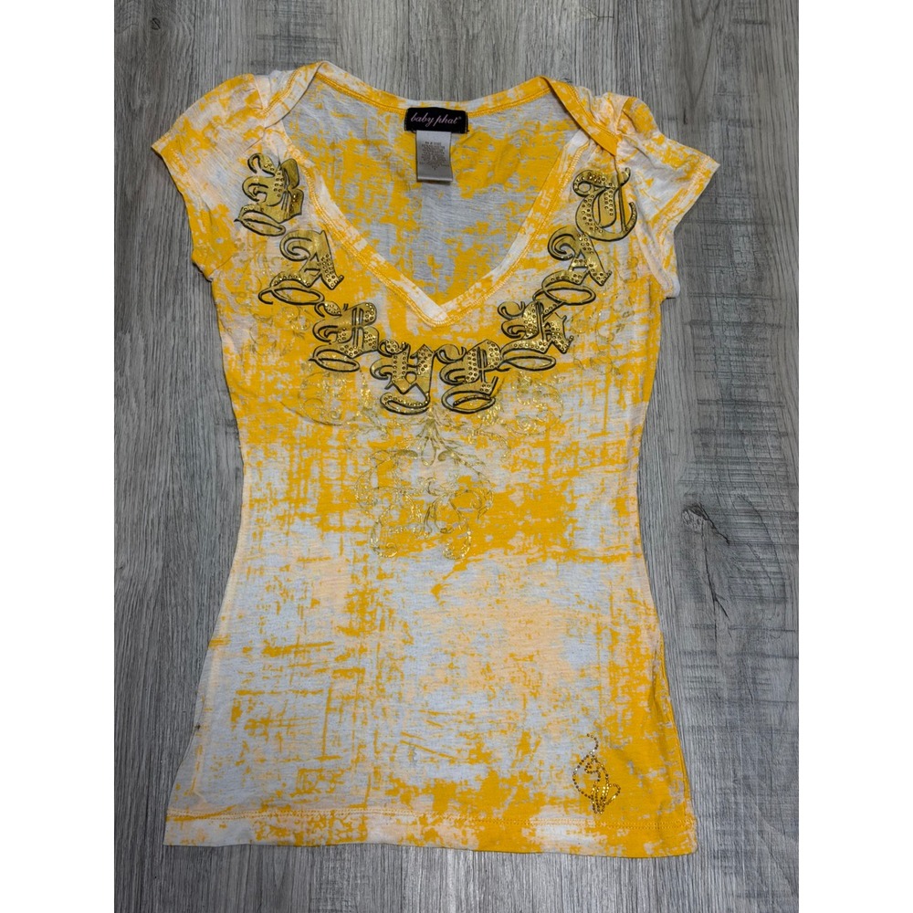 Baby Phat Graphic T-Shirt Women Size S